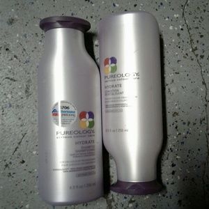 Pureology hydrate shampoo + conditioner 8.4Oz